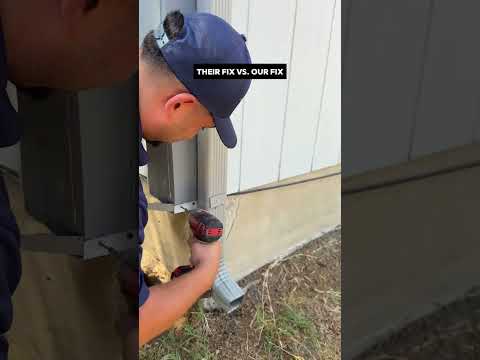 If you can see the gap, they can get in. #pestcontrol #gap #rodentproof #tools #metalflashing