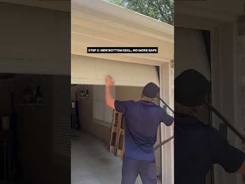Your garage door might be inviting mice inโฆ #pestcontrol #rodentproof #garagesealup #tools #service