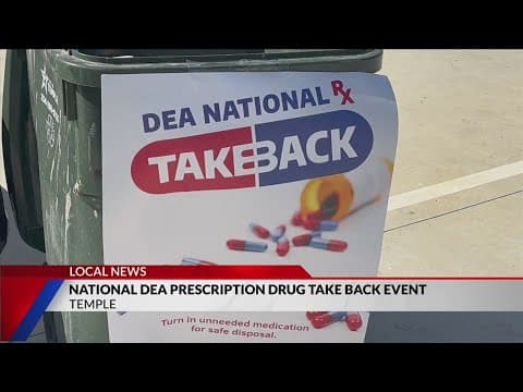 National Drug Take Back Event Draws Local Residents